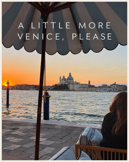 A Little Less Planned, a Little More Venice