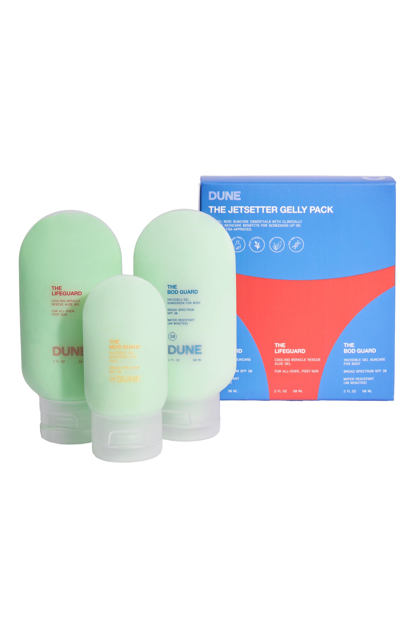 Jetsetter Jelly Pack by DUNE Suncare