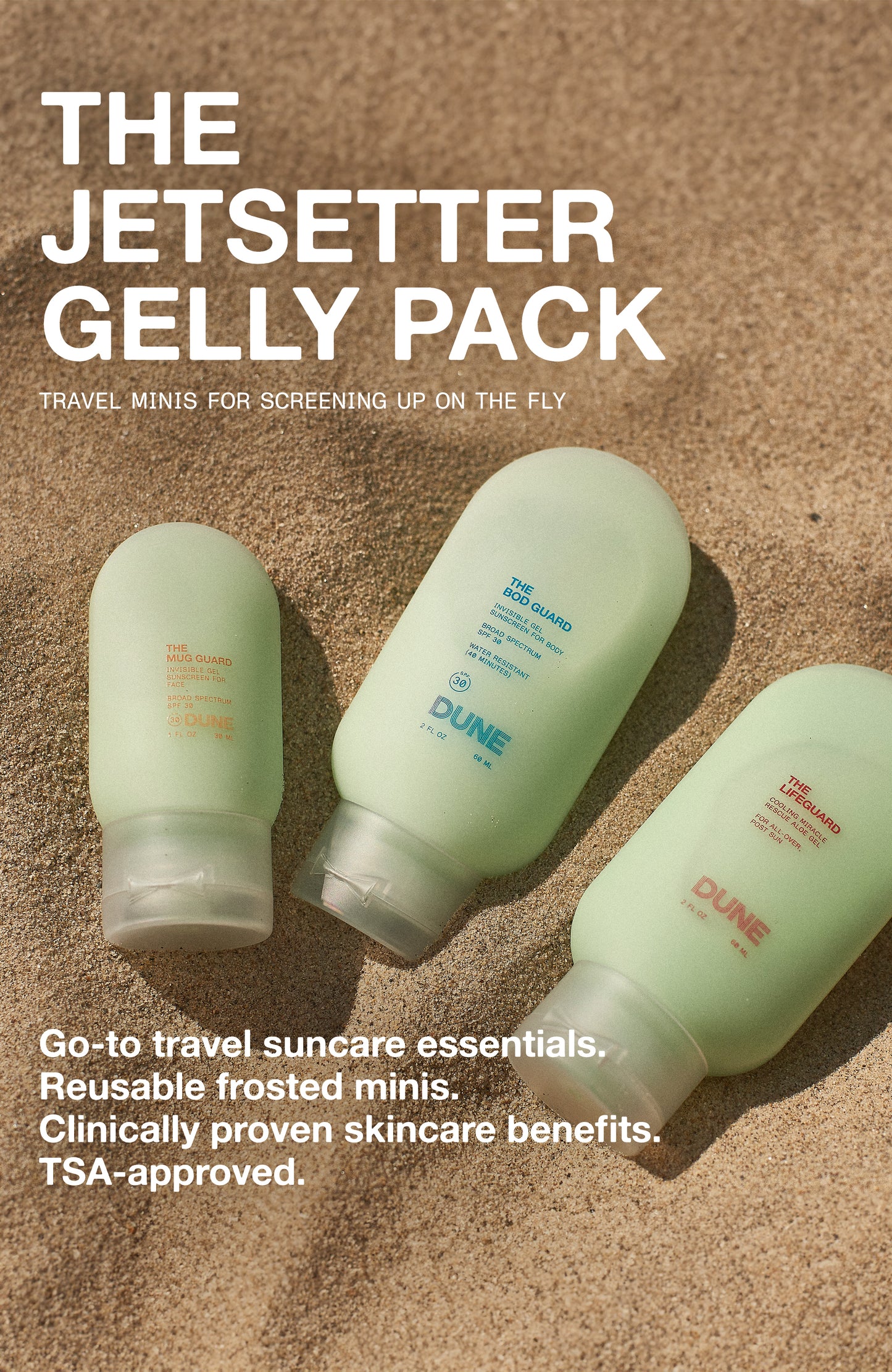 Jetsetter Jelly Pack by DUNE Suncare